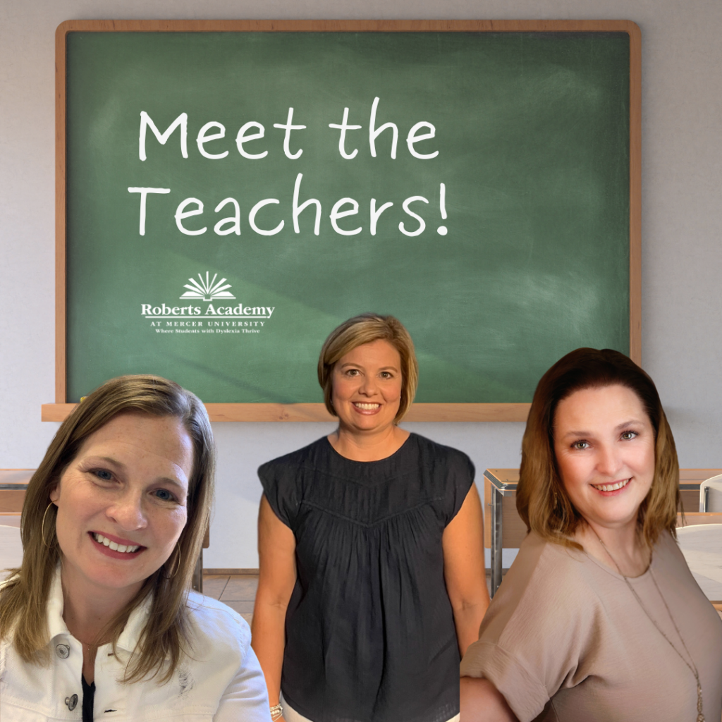 Meet the teachers of Roberts Academy at Mercer University. (L-R) Ashley Evans, Allison Roberts, Teresa Kalmbach